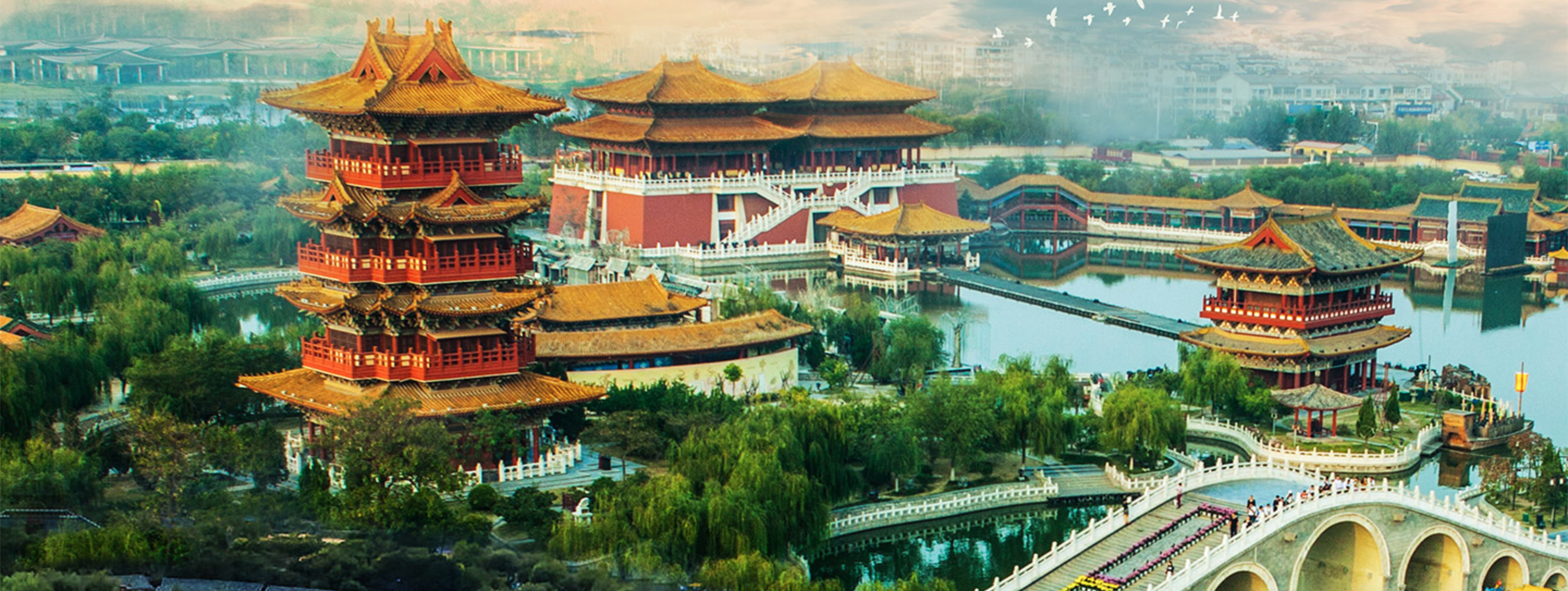 清明上河園景區(qū)。清明上河園景區(qū)供圖
